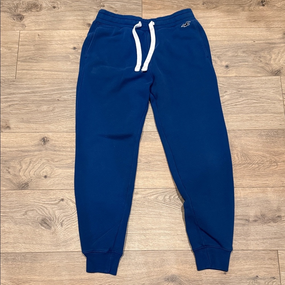 HOLLISTER Vintage Y2K Royal Blue Jogger Sweatpants Size XS